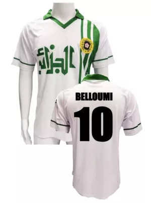 Maillot rétro ALGÉRIE 1986 BELLOUMI