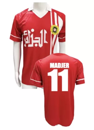 Maillot rétro ALGÉRIE away 1986 MADJER