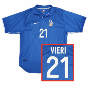 Maillot rétro ITALIE 1998 VIERI