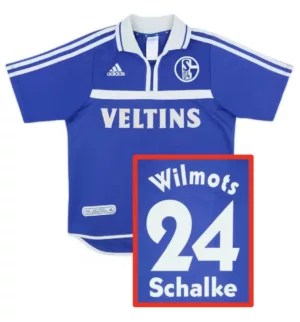 Maillot rétro SCHALKE 04 WILMOTS 2001